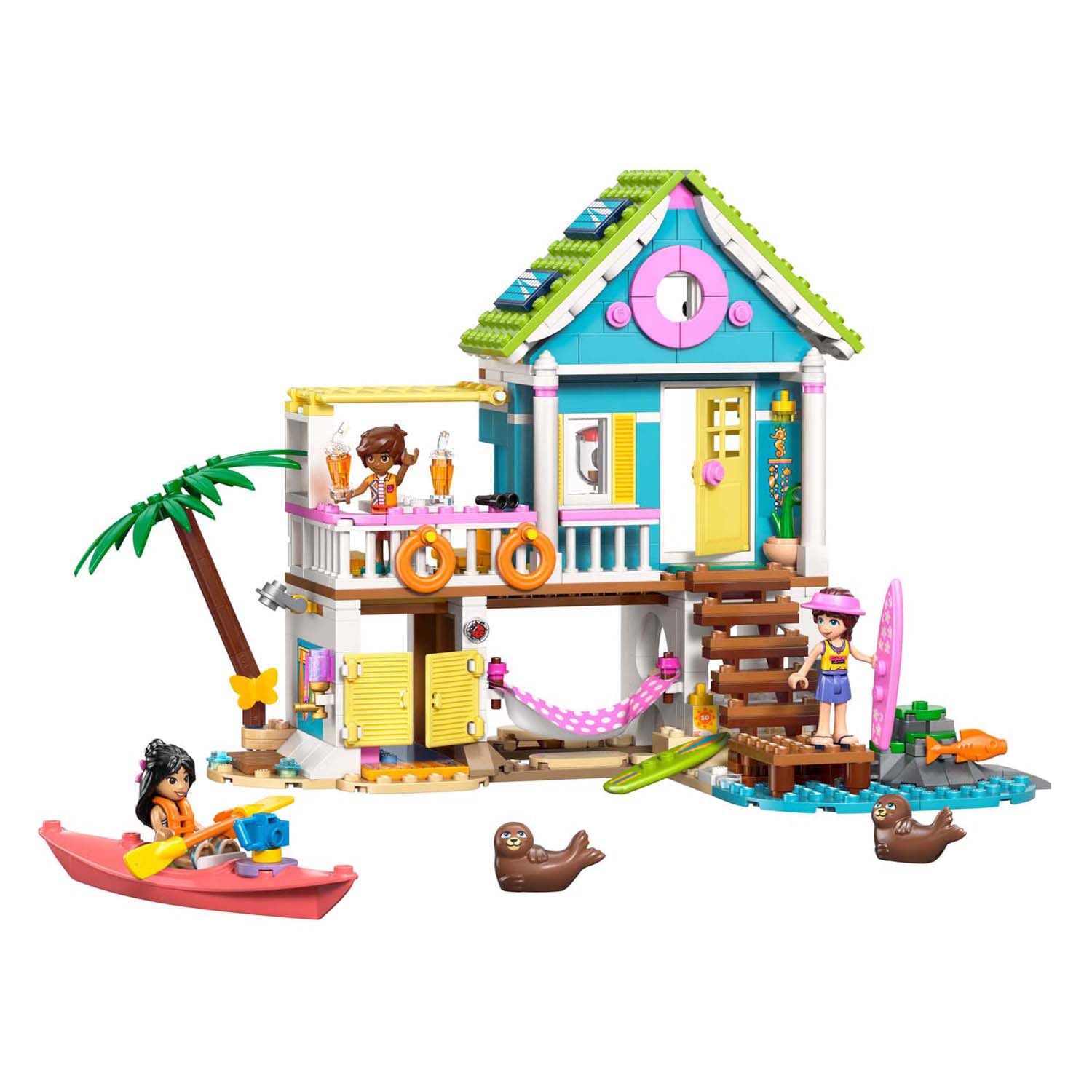 Lego friends - strandhuis met zeehonden constructiespeelgoed (42699)