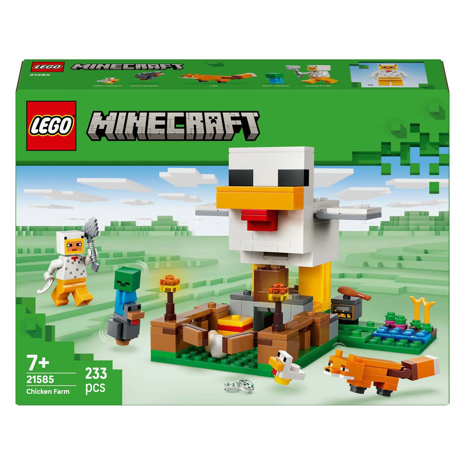 Lego minecraft 21585 kippenboerderij