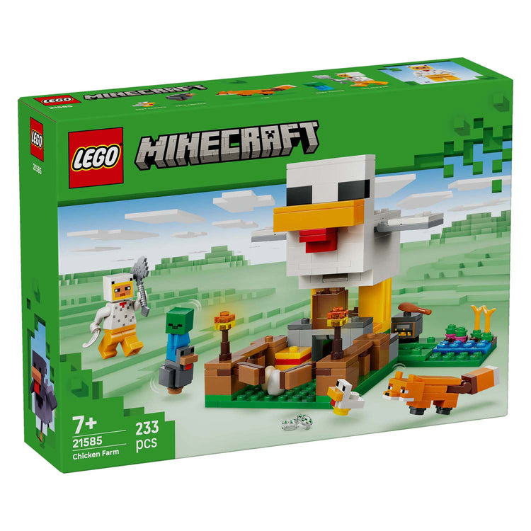 Lego minecraft kippenboerderij dieren speelgoed voor kinderen - 21585