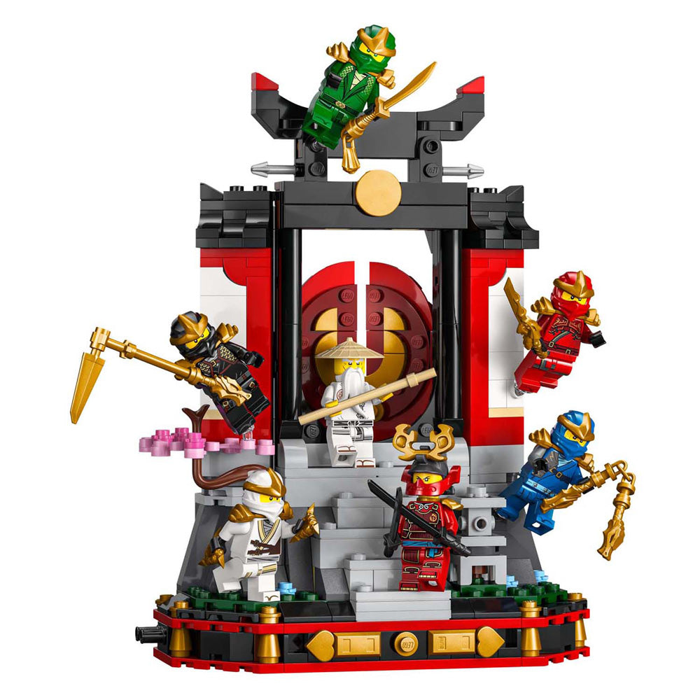Lego ninjago 71866 15-jarig jubileum: display met ninjapersonages