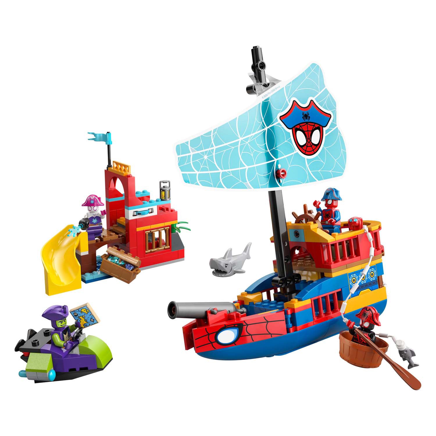 Lego marvel 11208 team spidey piratenschip