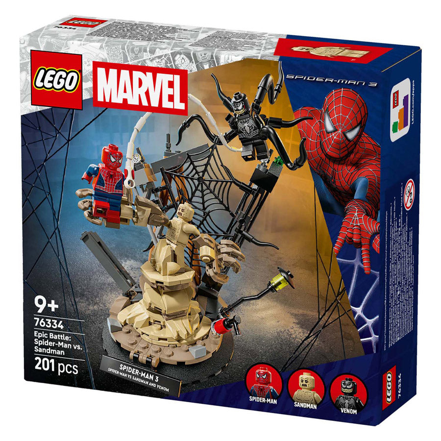 Lego super heroes 76334 marvel ultieme strijd: spider-man vs. sandman