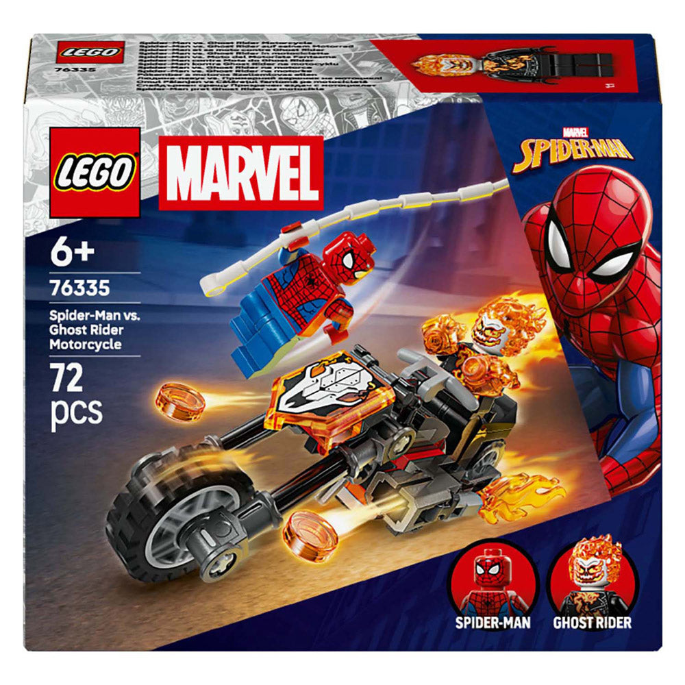 Lego super heroes 76335 marvel spider-man vs. ghost rider motor
