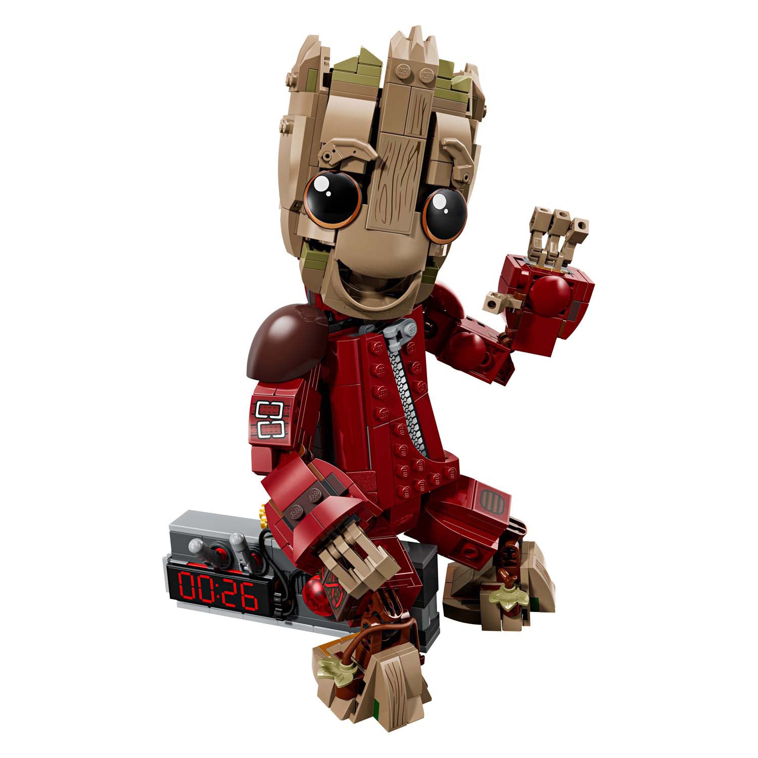 Lego marvel super heroes - groot in ravager jumpsuit constructiespeelgoed (76341)