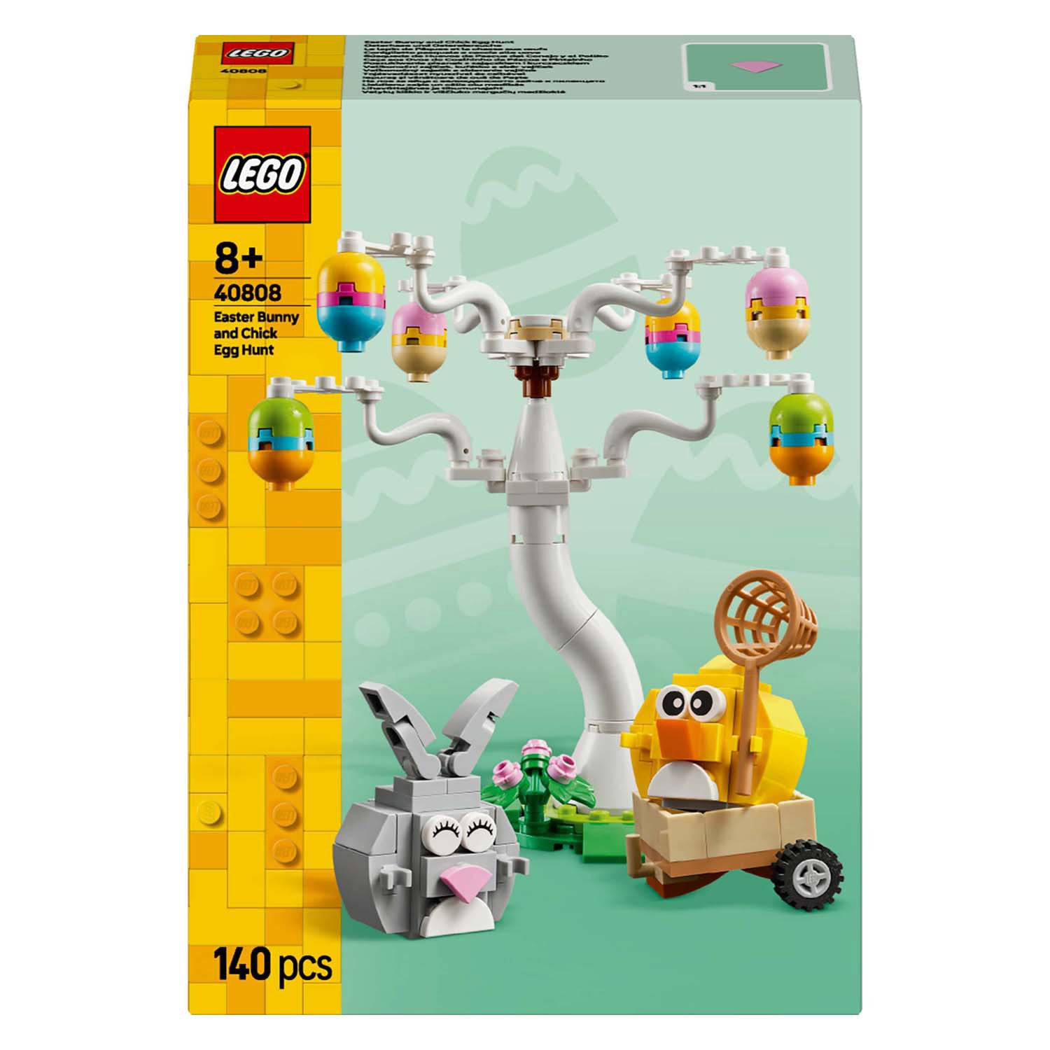 Lego eieren zoeken met konijn en kuiken constructiespeelgoed (40808)