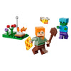 Lego minecraft 30732 alex en de strijd bij het kampvuur