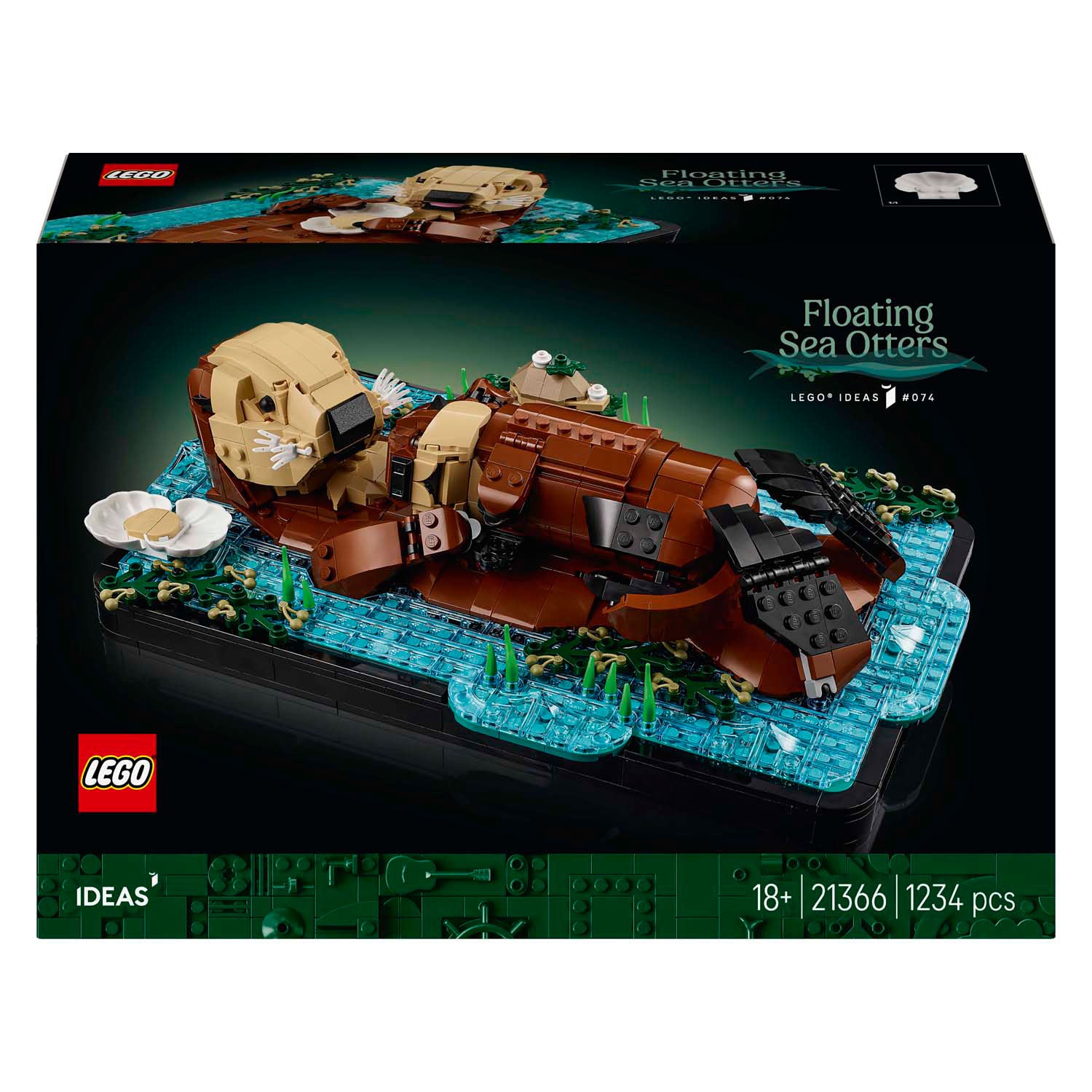 Lego ideas drijvende zeeotters - 21366