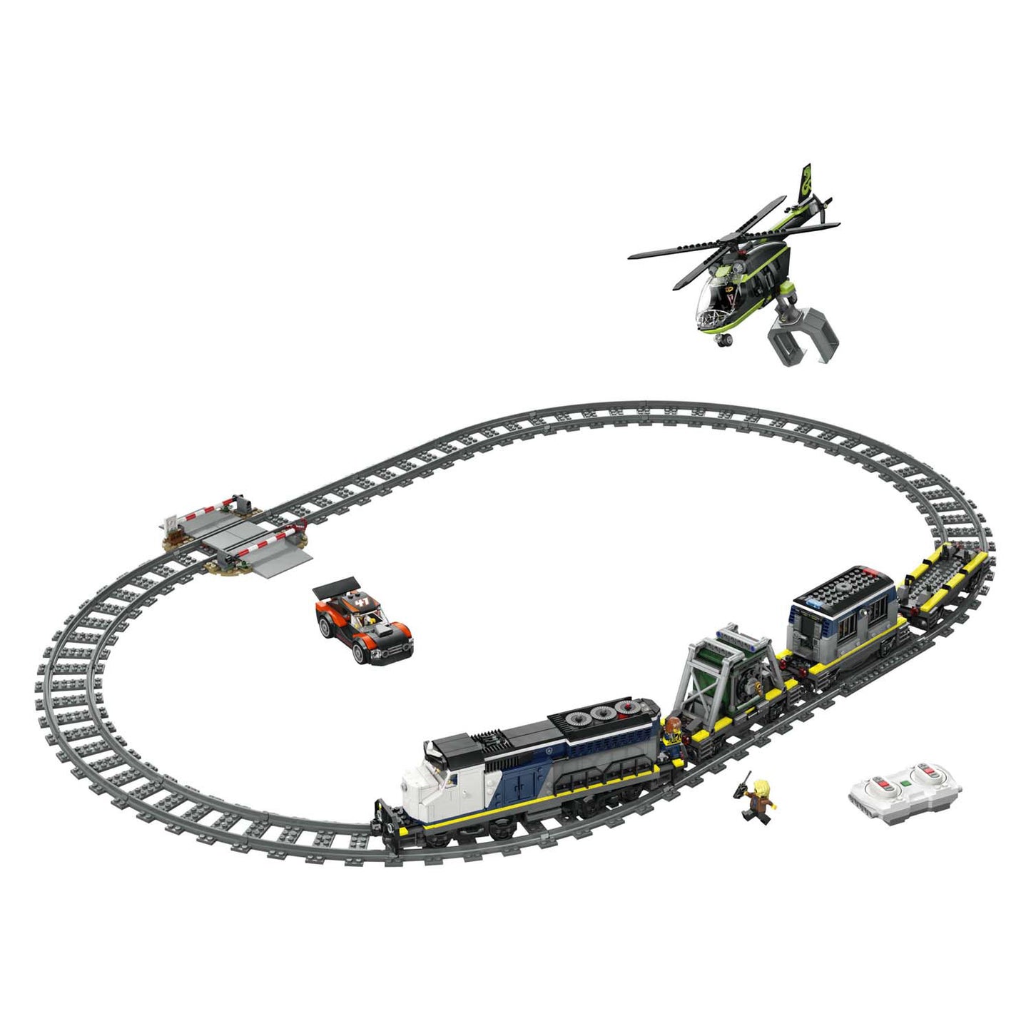 Lego ® city overval op politietrein - speelgoedtreinset - 60508