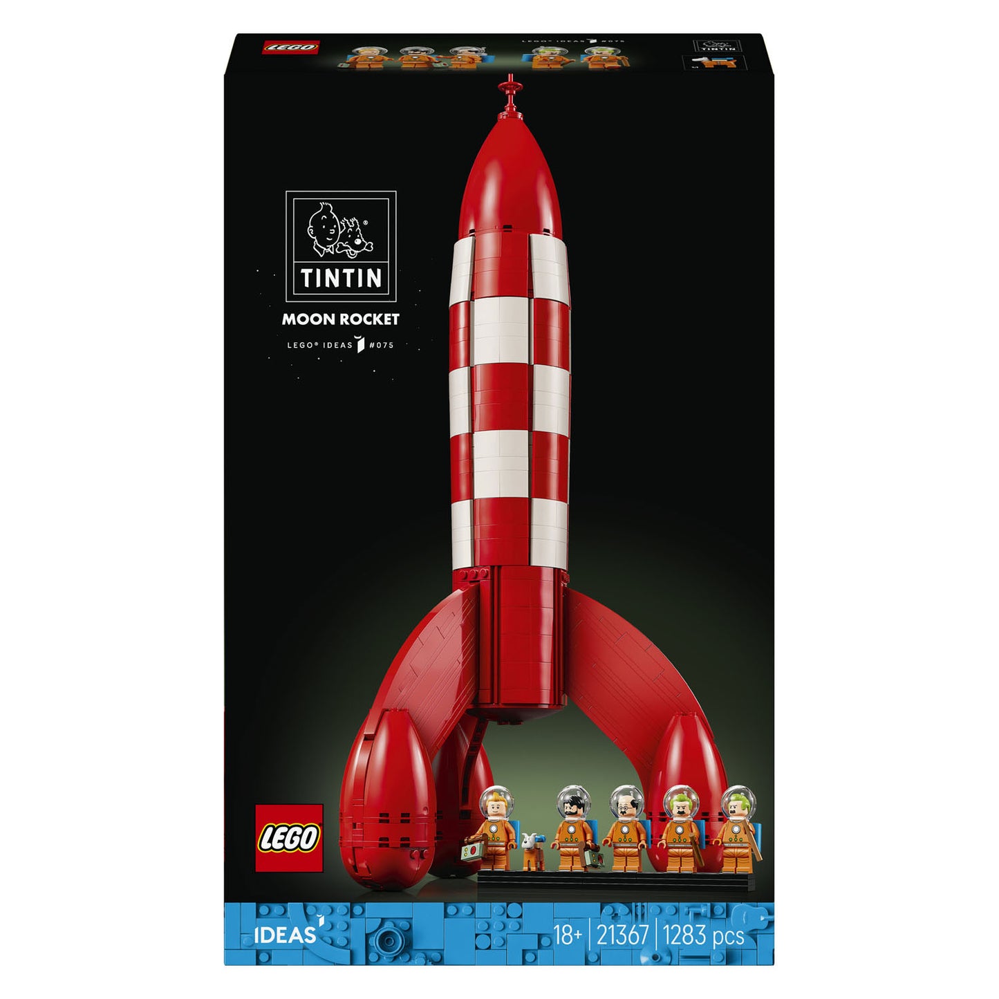 Lego ideas 21367 tintin kuifje maanraket