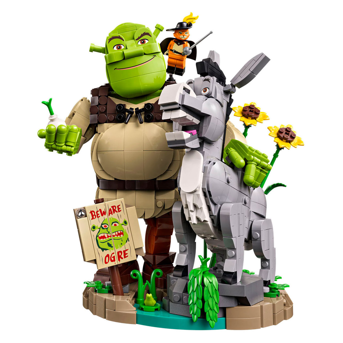 Lego ® shrek: shrek, ezel en de gelaarsde kat - 72423