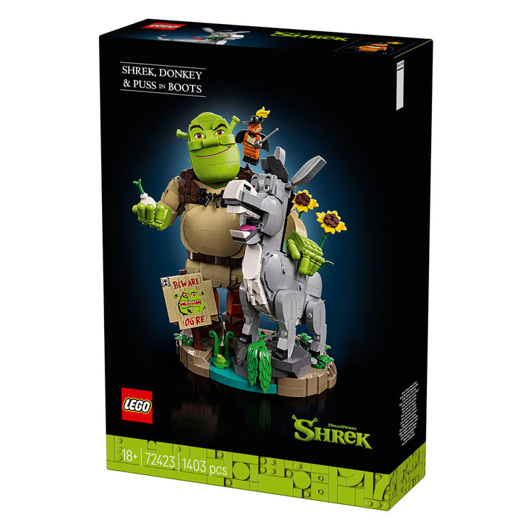 Lego ® shrek: shrek, ezel en de gelaarsde kat - 72423