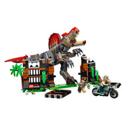 Lego jurassic world spinosaurus ontsnapping dinosaurus speelgoed voor kinderen 77982 - afbeelding 3