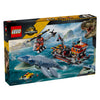 Lego jurassic world mosasaurus bootaanval dinosaurus speelgoed voor kinderen 77983