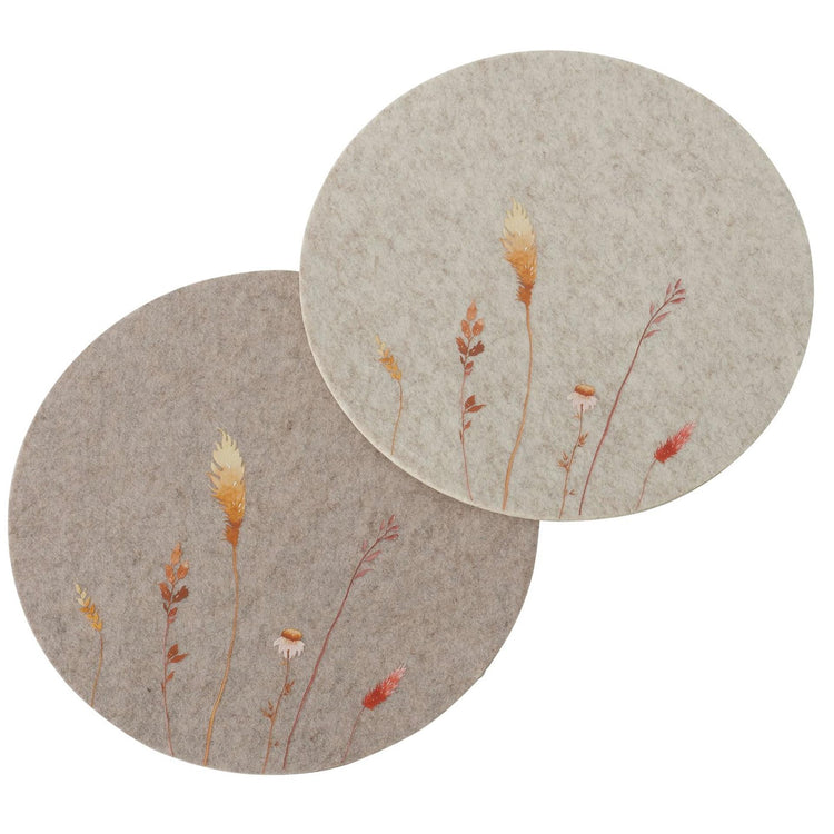 Boltze home placemat kornelia ø38cm vilt