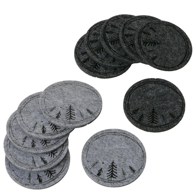 Boltze home onderzetter oslo 6-delig d10cm vilt