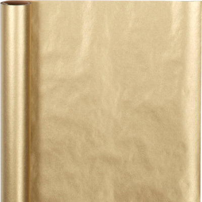 Cadeaupapier, b: 50 cm, 60 gr, goud, 5 m 1 rol