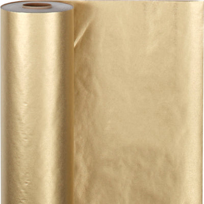 Cadeaupapier, b: 50 cm, 60 gr, goud, 100 m 1 rol
