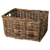 Fastrider zeno rotan fietsmand - bruin - 26l - handgemaakt