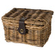 Fastrider sera basket rattan small brown with lid