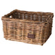 Fastrider zeno rotan fietsmand - bruin - 8l - handgemaakt