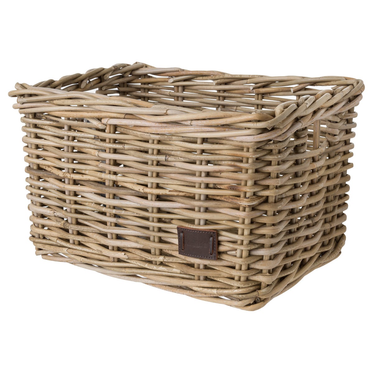 Fastrider zeno rotan fietsmand - naturel - 17l - handgemaakt