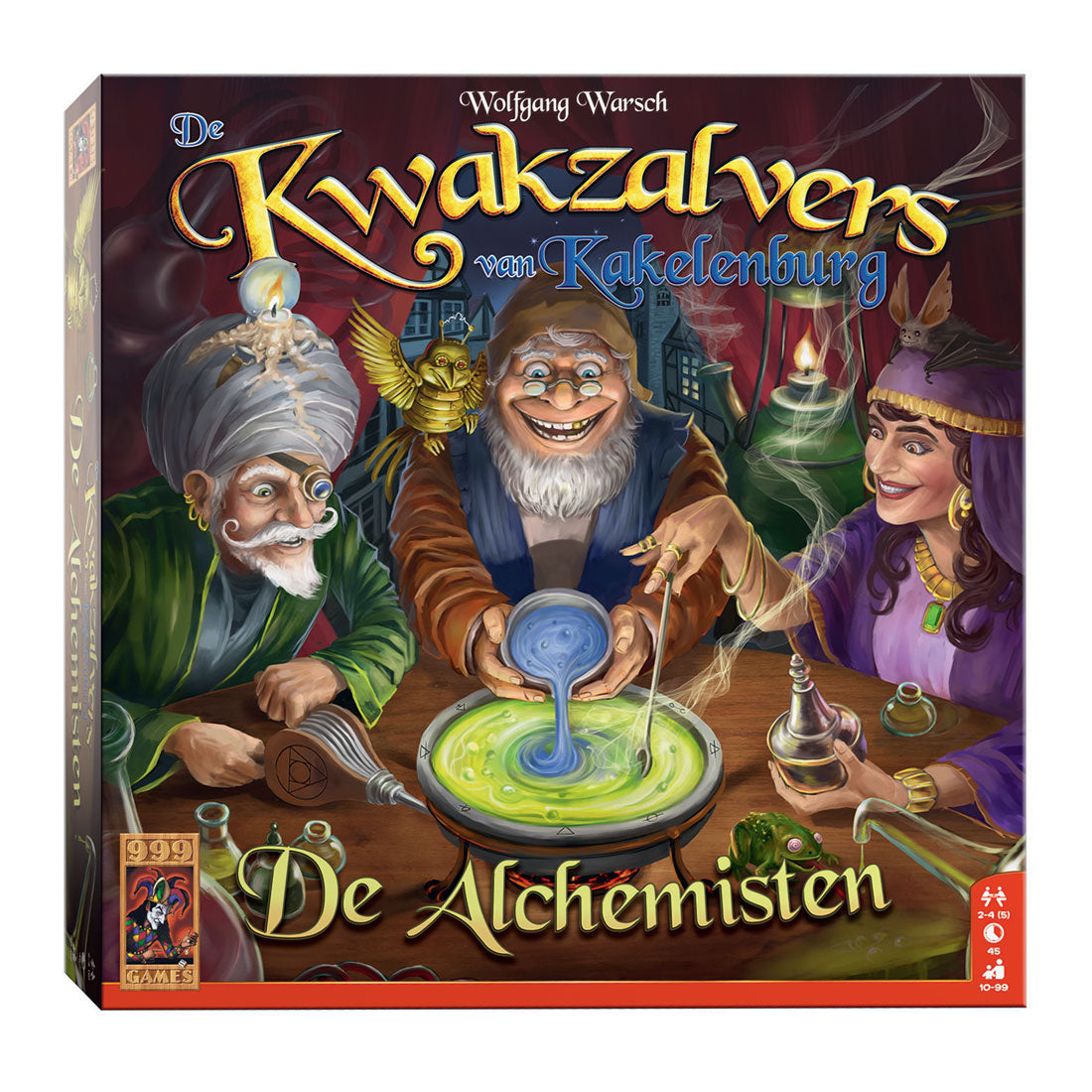 999games 999 games de kwakzalvers van kakelenburg: de alchemisten uitbreiding bordspel
