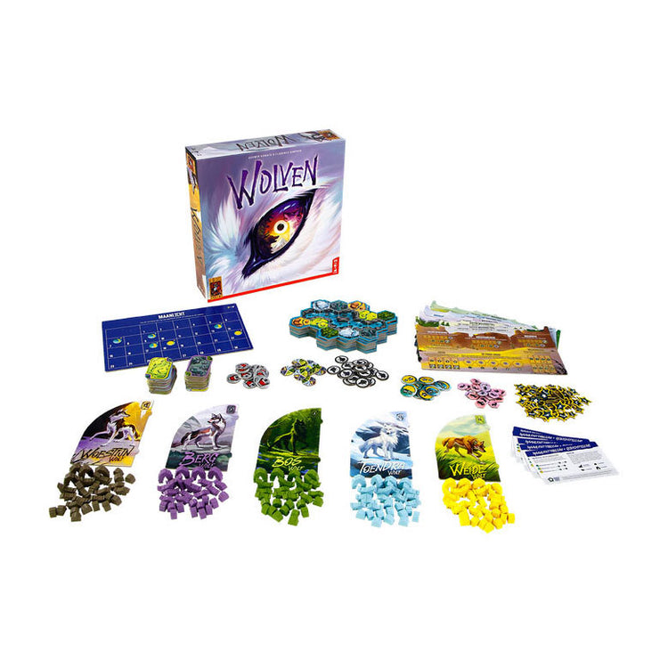 999games 999 games wolven bordspel (nederlands, 2 - 5 spelers, 75 minuten, vanaf 14 jaar)