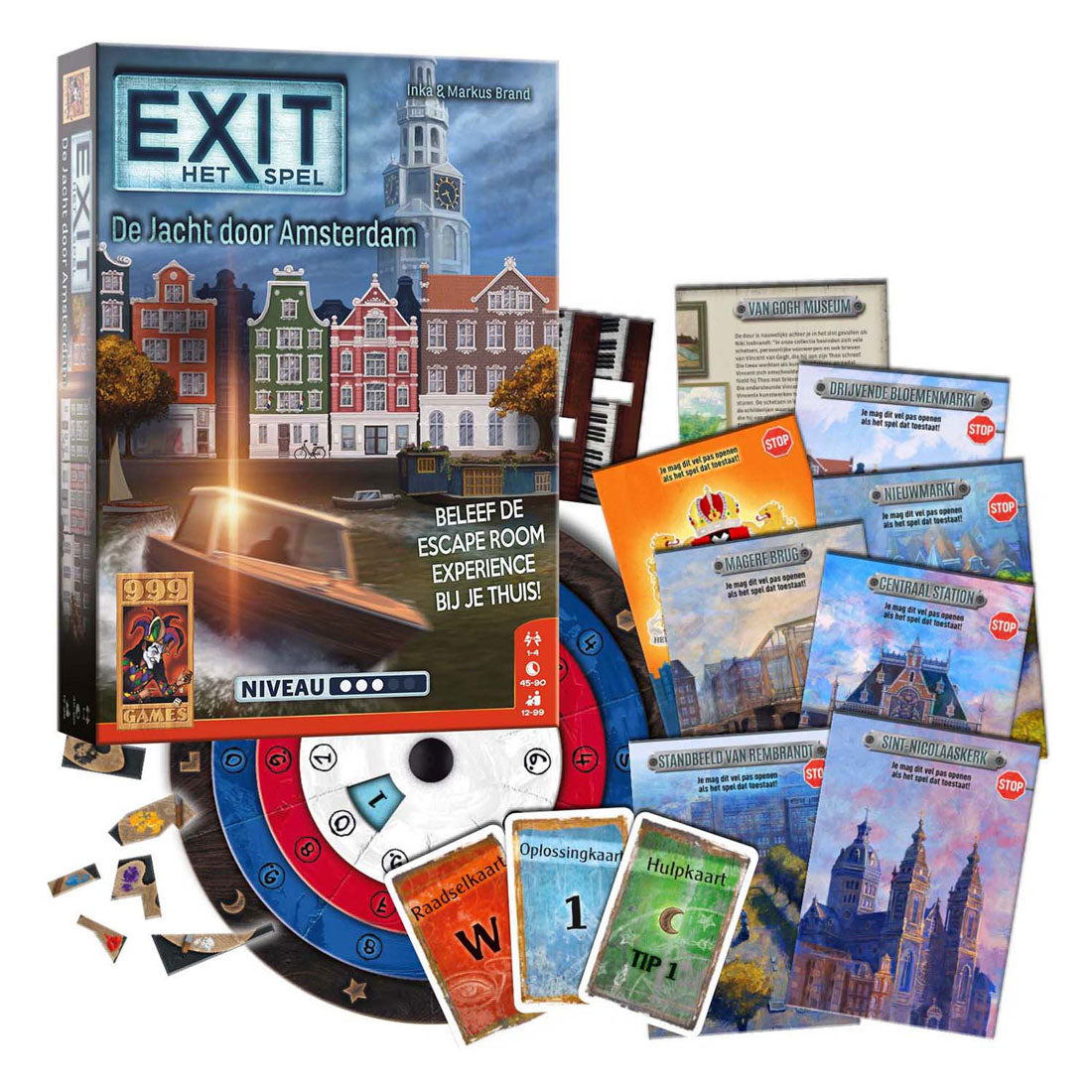 999-games spel exit jacht door amsterdam | 2 stuks