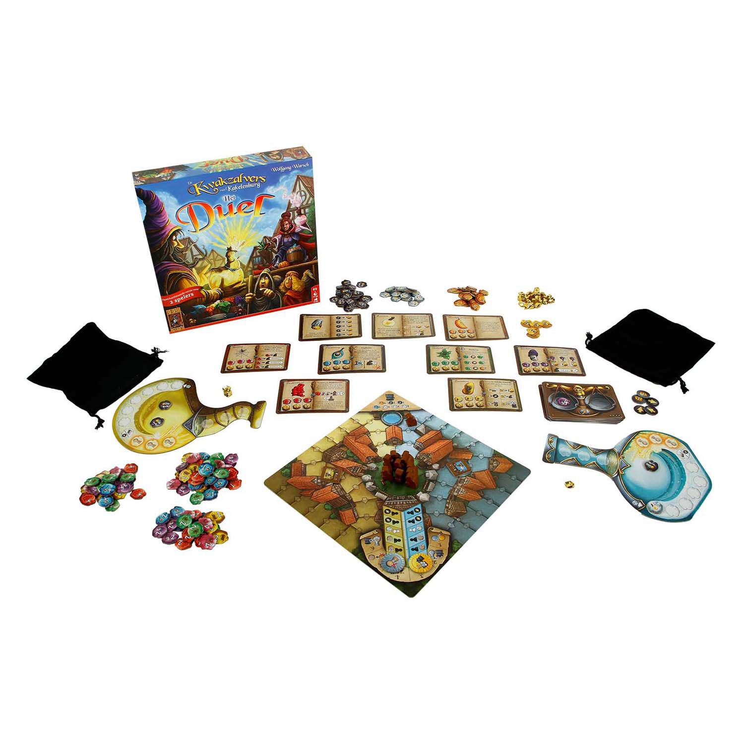 999games 999 games de kwakzalvers van kakelenburg: het duel bordspel