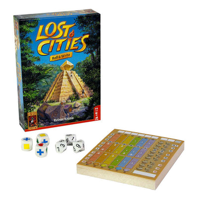 999games 999 games lost cities: roll write dobbelspel