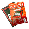 999games 999 games pick a pen hackers scoreblokken, 2st.