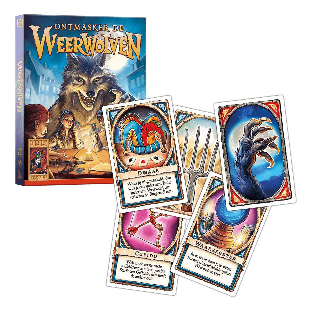 999games 999 games ontmasker de weerwolven kaartspel