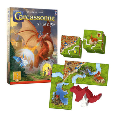 999games 999 games carcassonne draak fee uitbreiding