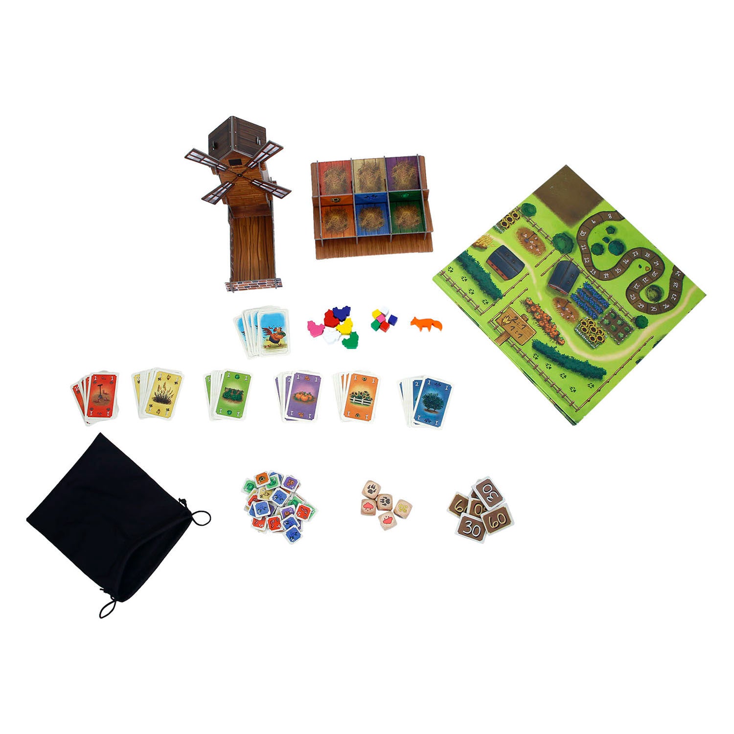 999games 999 games graantje de voorste: het bordspel (nederlands, 2 - 6 spelers, 45 minuten, vanaf 10 jaar)