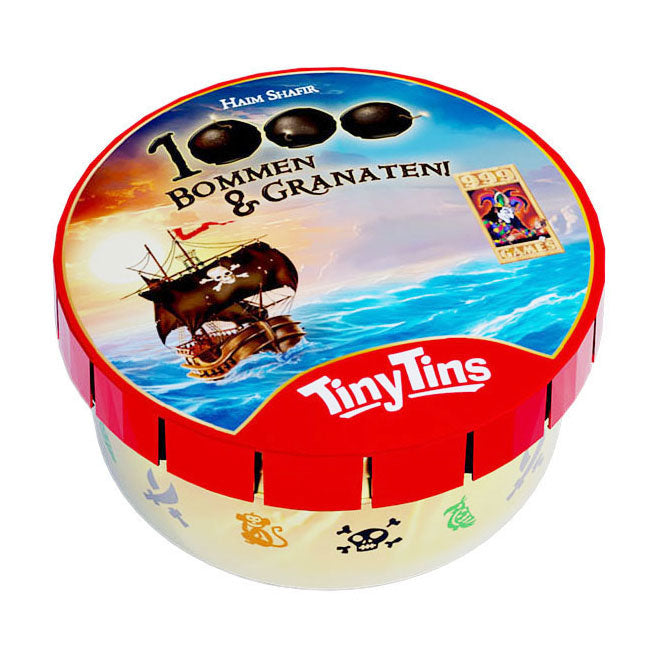 999games 999 games tiny tins 1000 bommen en granaten - dobbelspel