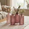 Boltze home vaas roze 4-delige set ø6cm