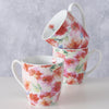 Boltze home jumbo mok karella met bloemen 480ml