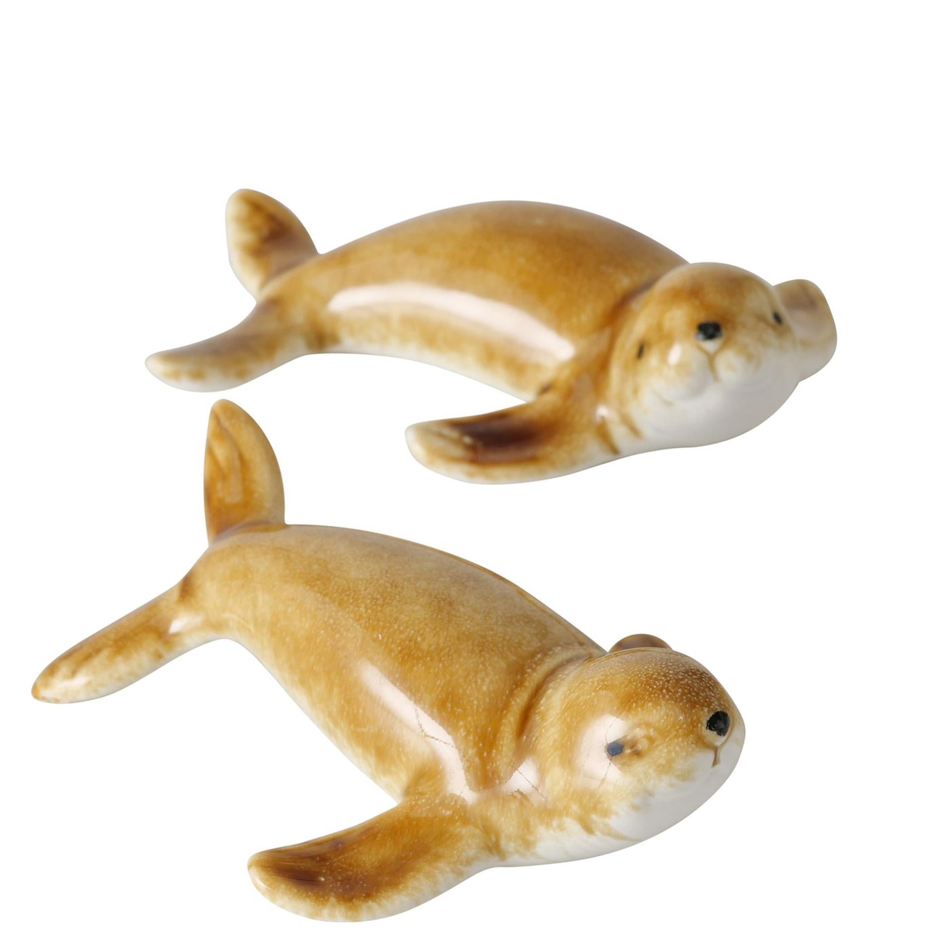 Boltze home beeld robby de zeehond l10cm keramiek
