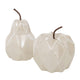 Boltze home decoratieve beeld 'cutty' porselein wit 10x14cm 2 assorti