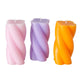 Boltze home kaars twist gedraaide stompkaars h14cm dia 7cm
