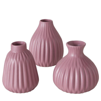 Boltze home vaas esko roze ø10xh12cm