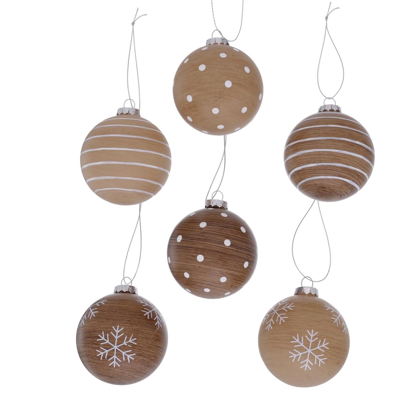 Boltze home kerstbal warel glas ø8cm