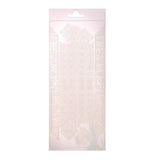 Vaessen creative • sticker 10x23cm 10pcs ornament wit - afbeelding 1