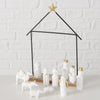 Boltze home kerststal 12-delig 22x6x32cm