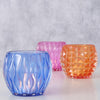 Boltze home theelichthouder glas h8,5cm 3 assorti