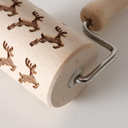 Boltze home deegroller met kerstprint 8x5x17cm - afbeelding 2