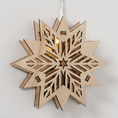Boltze home lichtketting led met 10 houten sterren