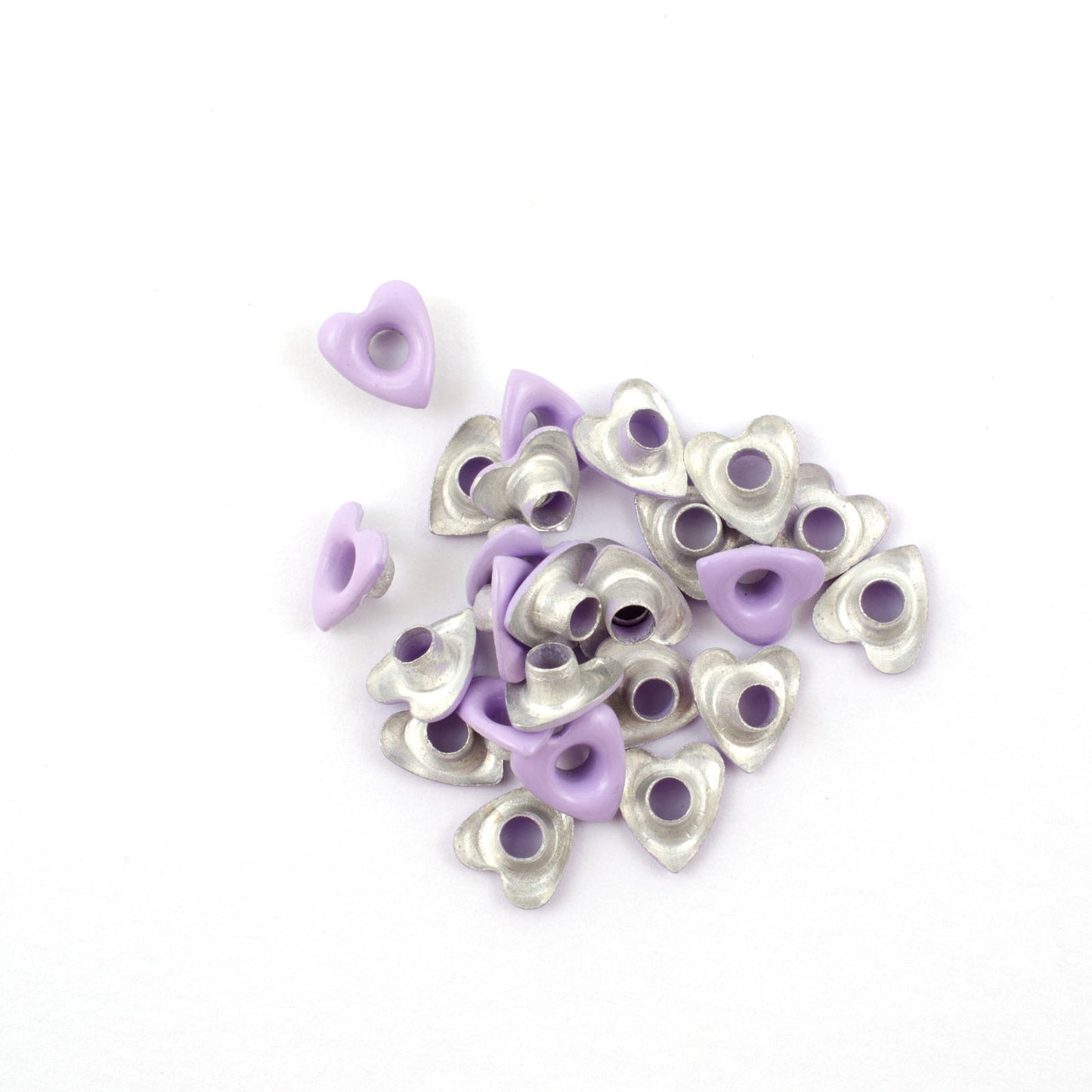 Vaessen creative • eyelets hart 3,2mm 5 lila
