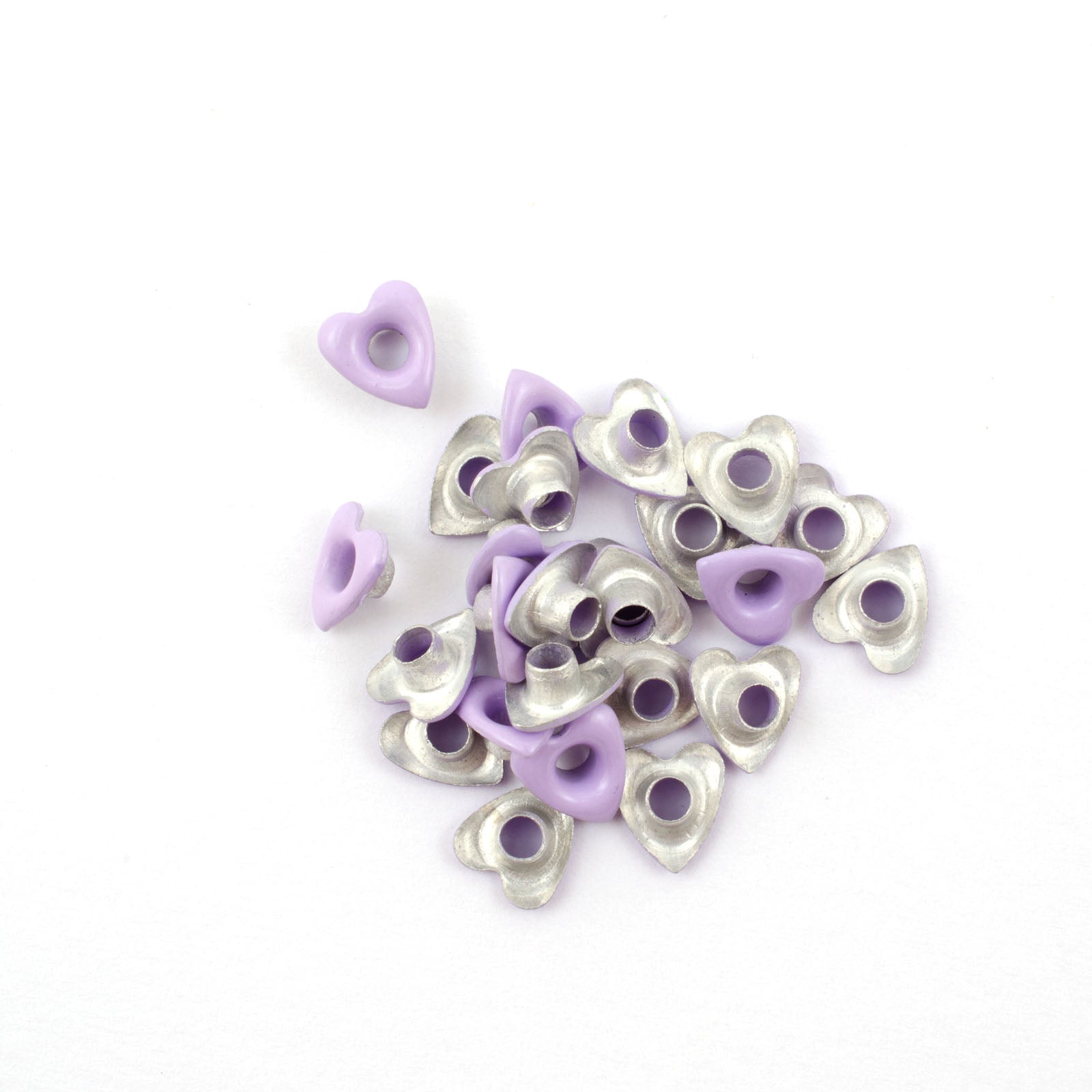 Vaessen creative • eyelets hart 3,2mm 5 lila