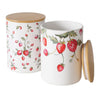 Boltze home voorraadpot aardbei aardewerk h17cm